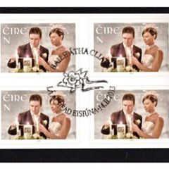 2013 Ireland Wedding Stamp Booklet Fine Used With Dublin Pictorial Cancel (first day)
