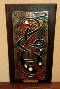 Vintage Irish Celtic Cooper Wall Art by Eddie O'Neill.