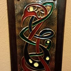 Vintage Irish Celtic Cooper Wall Art by Eddie O'Neill.