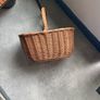 Vintage Wicker Gathering Basket Image 2