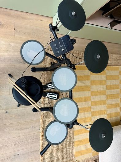 VISIONDRUM Electronic Drum Kit with Stool and Headphones
