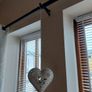 Antique Cream BIRD Theme Metal Hanging T-Light Holder Image 3