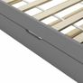 Pull-out Sofa Bed Frame without Mattress Grey 90x200 cm Image 7