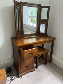 solid wood dressing table