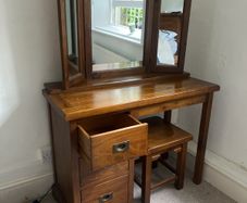 solid wood dressing table