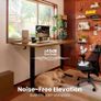 Electric Standing Desk Height Adjustable 120 x 60cm, Sit Stand Desk with 4 Memory Smart Pannel for Home Office with Splice Board Image 7