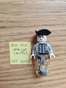lego poc040 officer santos, set pirates of caribbean 71042