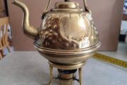 Arts &amp; Crafts Brass Spirit Kettle