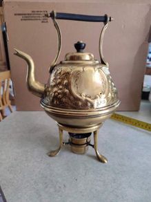 Arts & Crafts Brass Spirit Kettle