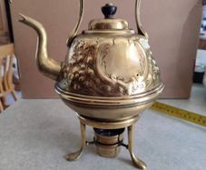 Arts & Crafts Brass Spirit Kettle