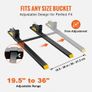 907.2kg Clamp on Pallet Forks, 109.2cm Total Length Heavy Duty Pallet Forks Image 3