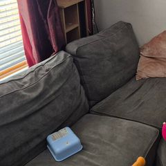 small 3 seater L suite