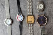 7 Watches Quartz Job Lot (inc. Seiko Ana-Digi)