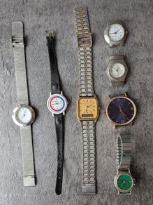 7 Watches Quartz Job Lot (inc. Seiko Ana-Digi)