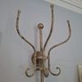 Vintage Wall Mounted Coat Rack, Antique Style Hooks Image 4