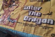 huge vintage Bruce Lee banner enter the dragon