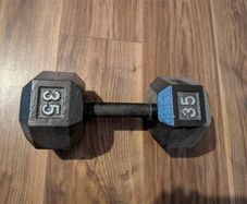 Hex Hammer Tone Dumbbell 35lbs