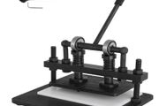 BRAND NEW Leather Cutting Cold Drawn Steel With 260 X 150 MM Black Upper Platen Manual Die Cutter Embossing Machine PVC Paper