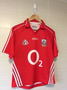 Cork Jersey. Official Oneills County Jersey. Mens Extra Small / Ladies / Youths Age 10-11 Years. Authentic From 2007. Not A Modern Remake.
