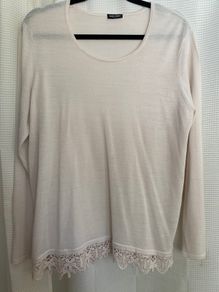 Gerry Weber Fine Knit Top / Jumper With Lace Detail
