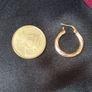 9ct gold hoop earrings Image 6