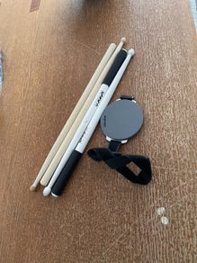 Practice Pad and Marching Drum Sticks