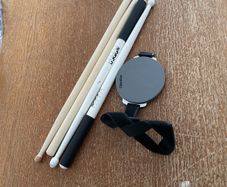 Practice Pad and Marching Drum Sticks
