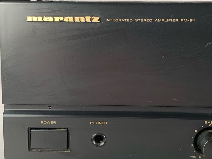 Marantz Integrated Stereo Amplifier Pm-34 (no Power)