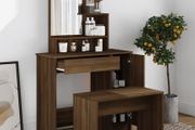 Dressing Table Set Brown Oak 86.5x35x136 cm (FREE SHIPPING)