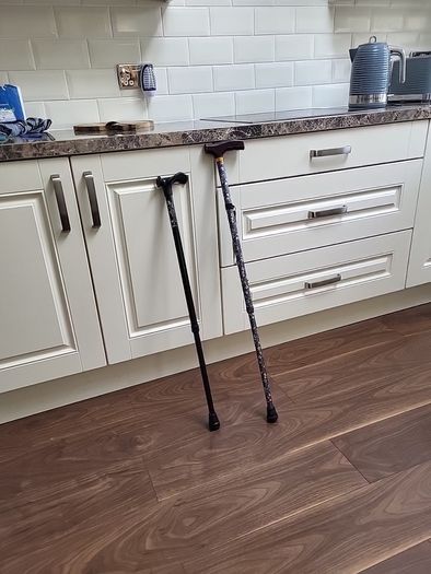 Walking sticks telescopic 10e each