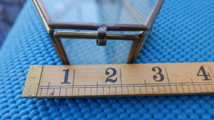 Vintage Brass Glass Box