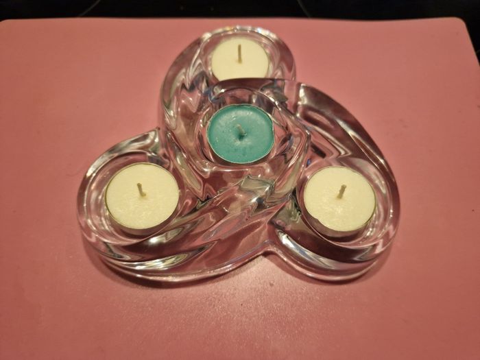 3 Table Centre Piece Tea Light Holders