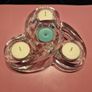 3 Table Centre Piece Tea Light Holders Image 6