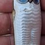 David Anderson Mid Century Sterling Silver Enamel Salt and Pepper Image 5