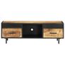 TV Cabinet 120x30x40 cm Rough Mango Wood Image 3