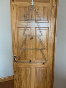 Christmas greetings Card holder