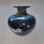 Stunning Louis Mulcahy Ireland Blue Drip Glaze Ceramic Posy Vase Medium - Made in Dingle Image 10
