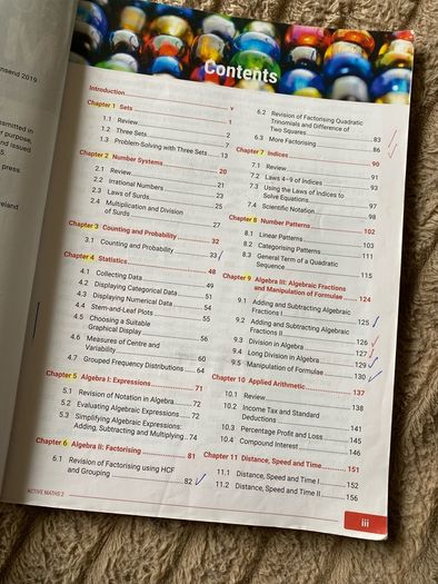 JC Active Maths 2 Textbook and Student Learning Log