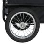 2-in-1 Pet Bike Trailer & Jogging Stroller Red and Black Image 6