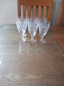 Crystal Glasses x 6