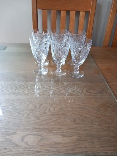 Crystal Glasses x 6