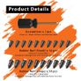 20 pcs Tyre Repair Screw, Fast Self-Service Car Puncture Repair Kit, Tire Rubber Nails Tool, Emergency Car Accessories for Bike Motorbike Bicycle Flat Tire Plug with Storage Tool Box Image 3