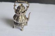 Miniature silver teapot