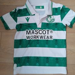 Shamrock Rovers Home Shirt Kids 5-6 Years Macron