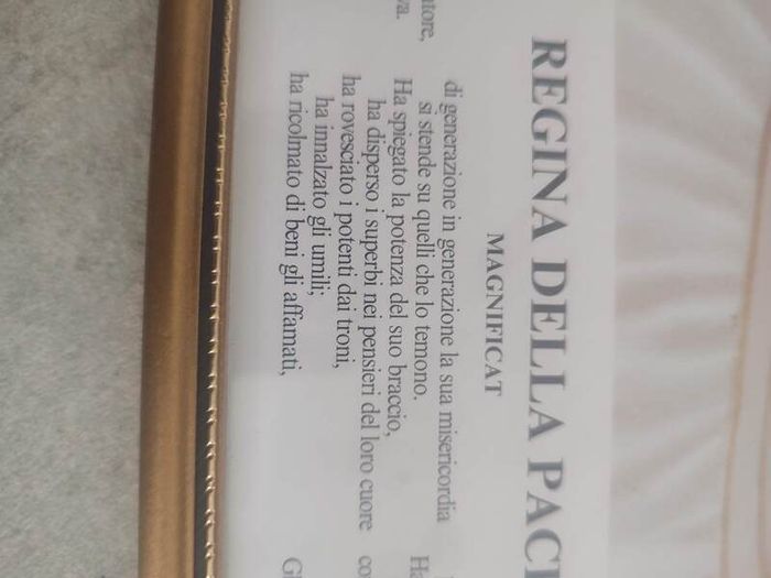 Holly Framed Print Of Regina Della Pace Magnificat