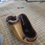 Pipe stand Vintage Mid Century double pipe holder ceramic Image 3
