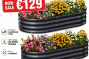 Metal Planter Box x 2