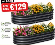 Metal Planter Box x 2