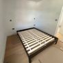 West Elm king size platform bed frame Image 3