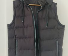Mens Gilet with Removable Hood, Size L